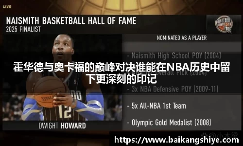 霍华德与奥卡福的巅峰对决谁能在NBA历史中留下更深刻的印记